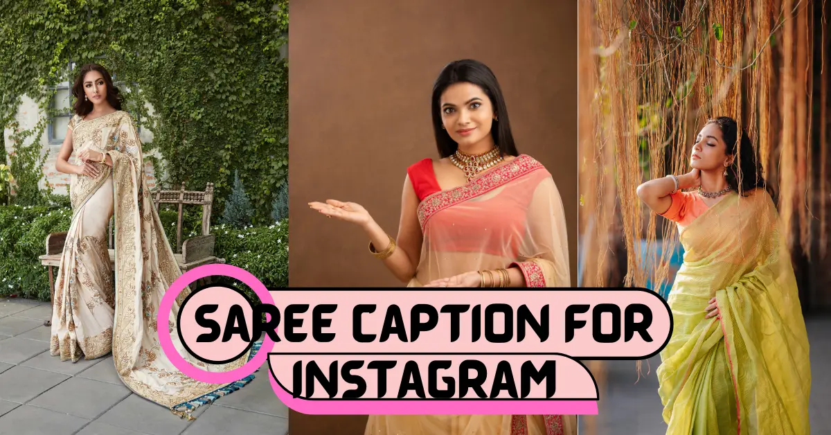 Saree Caption For Instagram